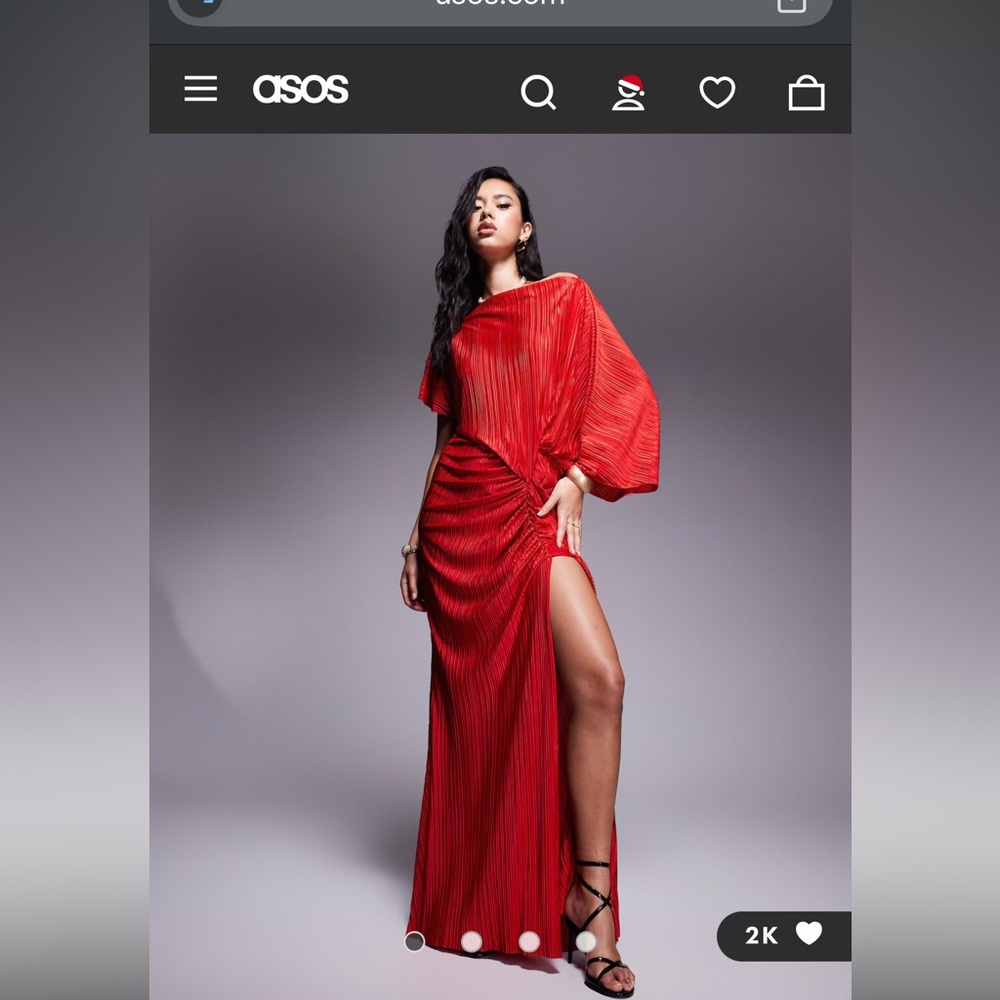 STUNNING red ASOS Design dress